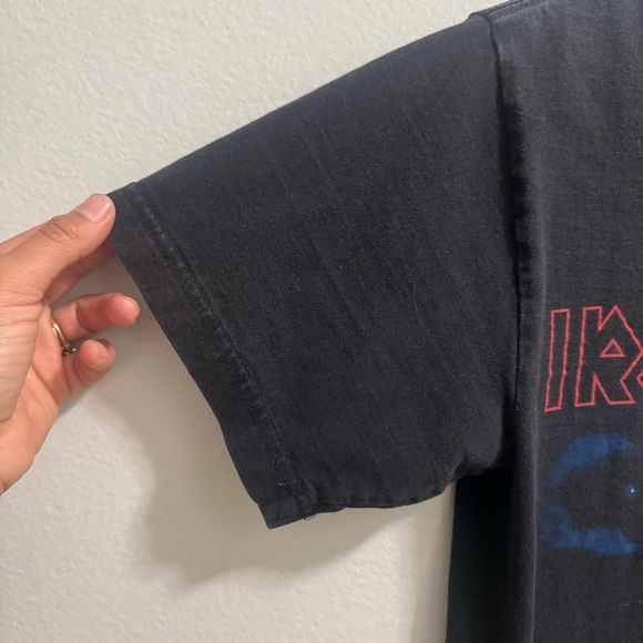 Vintage Y2K Screen Printed Iron Maiden “Live After Death” Eddie Men’s Size Small - Picture 6 of 9